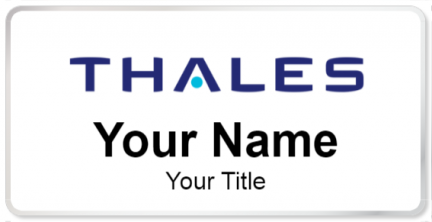 Custom name badges for Thales Group