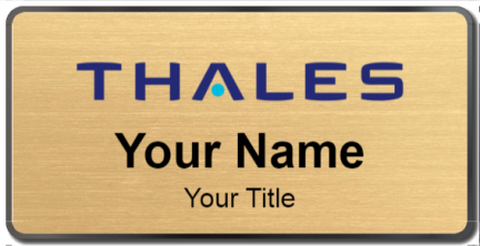 Custom name badges for Thales Group