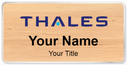 Custom name badges for Thales Group