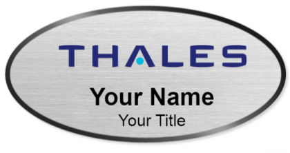 Custom name badges for Thales Group
