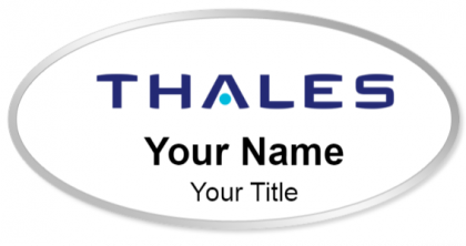 Custom name badges for Thales Group