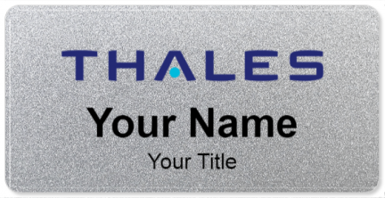 Custom name badges for Thales Group