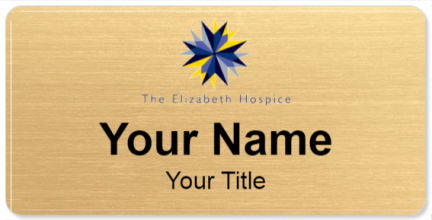 Custom name badges for The Elizabeth Hospice