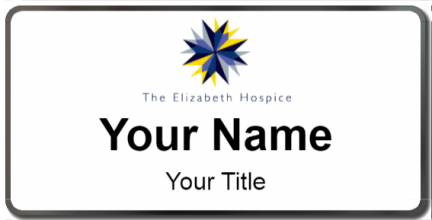 Custom name badges for The Elizabeth Hospice