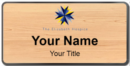 Custom name badges for The Elizabeth Hospice