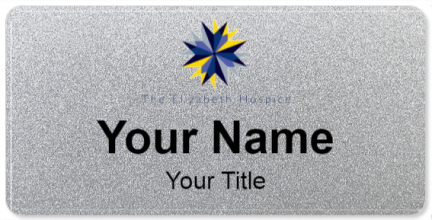 Custom name badges for The Elizabeth Hospice