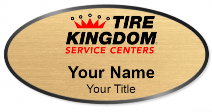 Custom name badges for Tire Kingdom