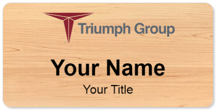 Custom name badges for Triumph Group