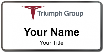 Custom name badges for Triumph Group