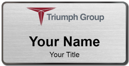 Custom name badges for Triumph Group