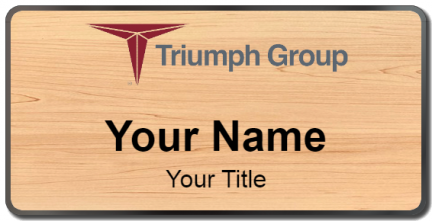 Custom name badges for Triumph Group