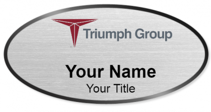 Custom name badges for Triumph Group