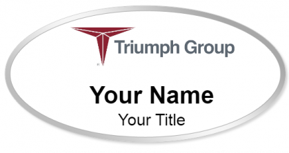 Custom name badges for Triumph Group