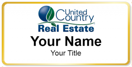 Custom name badges for United Country Real Estate