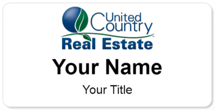 Custom name badges for United Country Real Estate