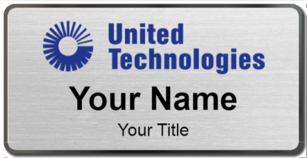 Custom name badges for United Technologies