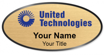 Custom name badges for United Technologies