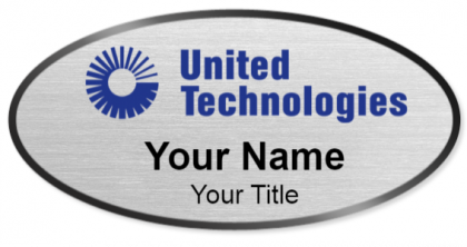 Custom name badges for United Technologies