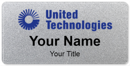 Custom name badges for United Technologies