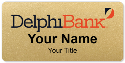 Custom name badges for DelphiBank