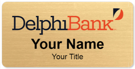 Custom name badges for DelphiBank