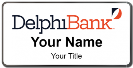 Custom name badges for DelphiBank