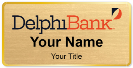 Custom name badges for DelphiBank