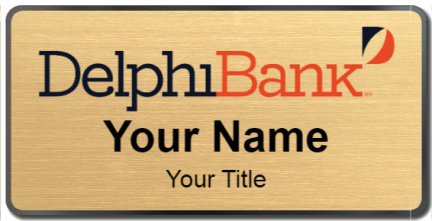 Custom name badges for DelphiBank