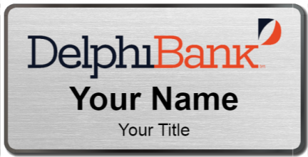 Custom name badges for DelphiBank