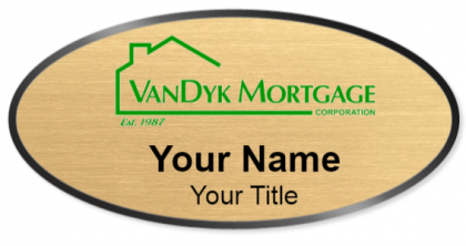 Custom name badges for Vandyk Mortgage