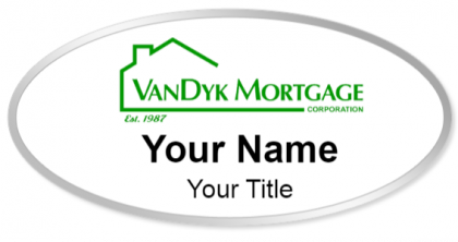 Custom name badges for Vandyk Mortgage