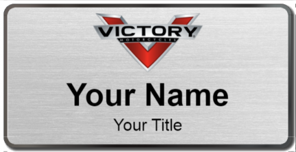 Custom name badges for Victory Motorcycles