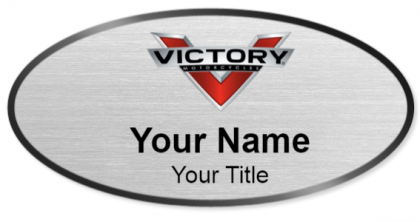 Custom name badges for Victory Motorcycles