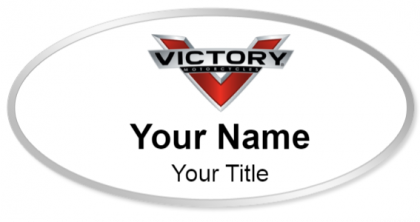 Custom name badges for Victory Motorcycles