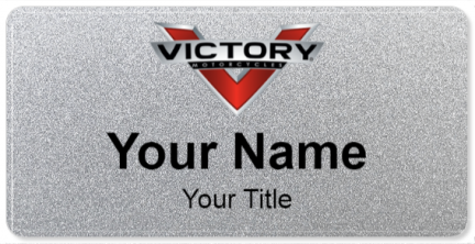 Custom name badges for Victory Motorcycles