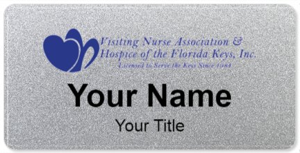 Custom name badges for Visiting Nurse Association & Hospice