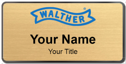 Custom name badges for Walther Arms