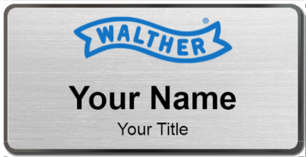 Custom name badges for Walther Arms