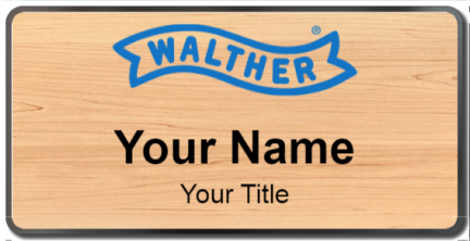 Custom name badges for Walther Arms