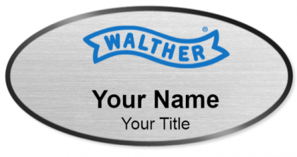 Custom name badges for Walther Arms