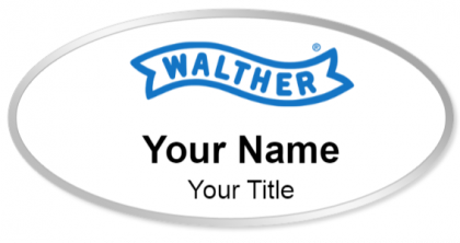 Custom name badges for Walther Arms