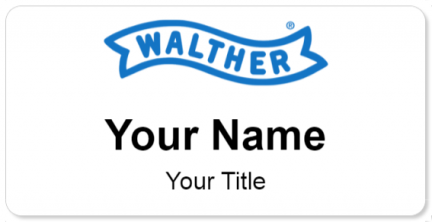 Custom name badges for Walther Arms