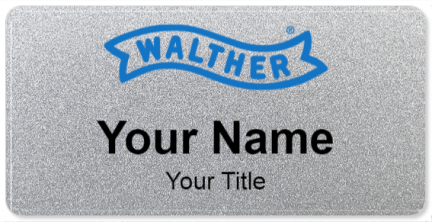 Custom name badges for Walther Arms