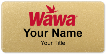 Custom name badges for WaWa