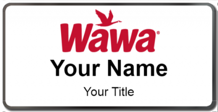 Custom name badges for WaWa