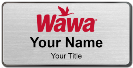 Custom name badges for WaWa