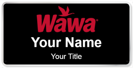 Custom name badges for WaWa