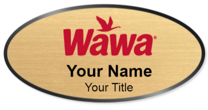 Custom name badges for WaWa