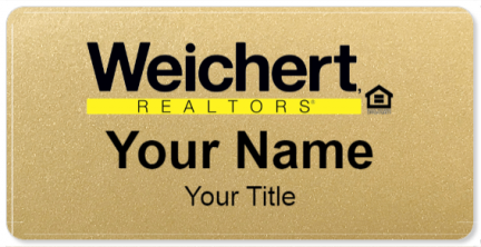 Custom name badges for Weichert Realtors