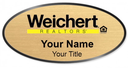 Custom name badges for Weichert Realtors